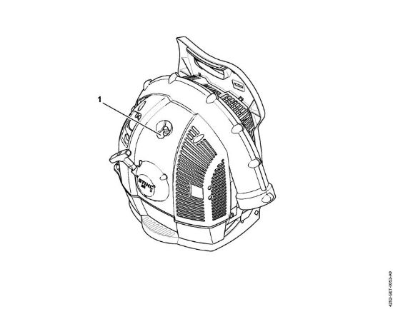 Sopladores (BG, BR) BR 550 Níºmero de máquinaÂ  de la marca Stihl